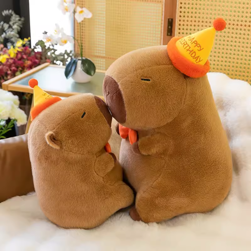 Happy Birthday Hat Capybara