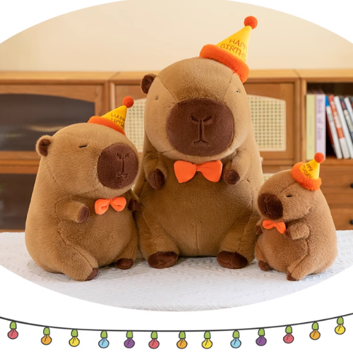 Happy Birthday Hat Capybara